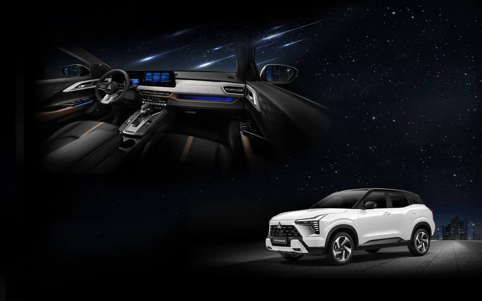 Mitsubishi Xforce trên đường